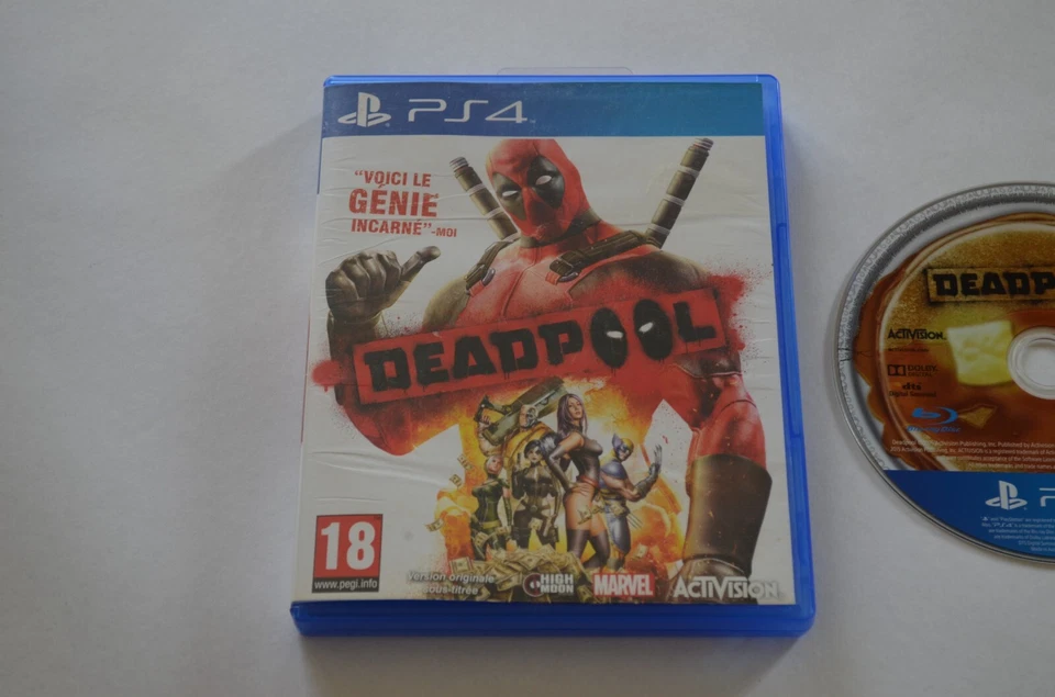 Jeu DEADPOOL Sony  PS4  Playstation 4  PAL  FR  Rare  VOIR photos - Photo 2/4