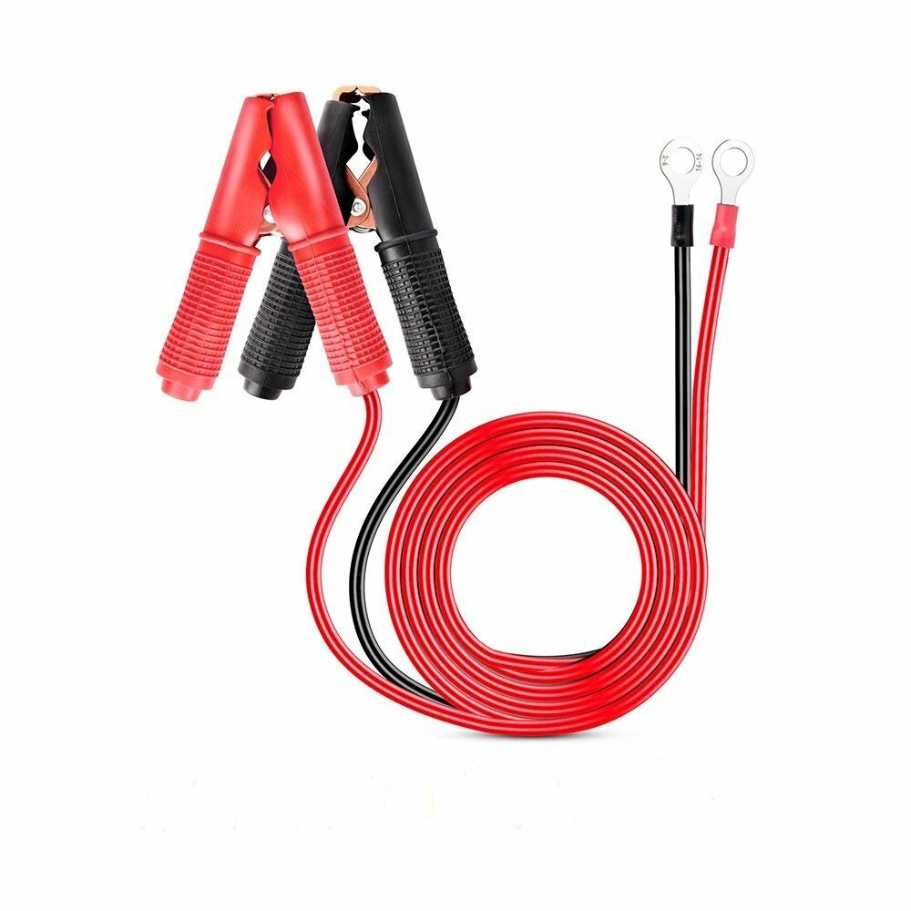 2-Piece 30A Alligator Clip Set – For Jumper Cables, Battery Chargers, 12V Booster Connections