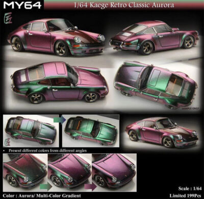 MY64 1:64 Kaege Retro Classic 911 Resin Model Car | eBay