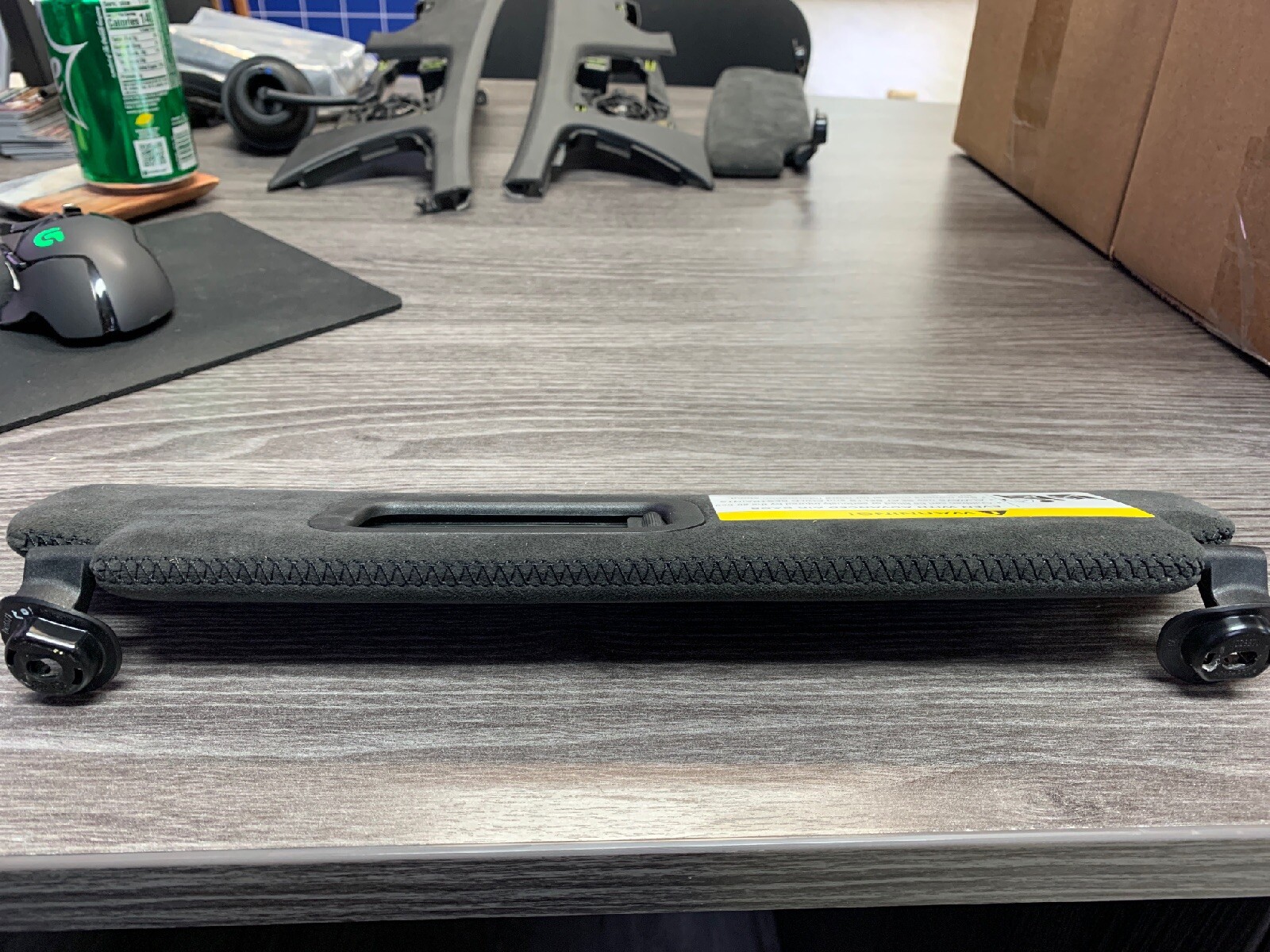 lamborghini huracan Right Passenger Side Sun Visor Black Alcantara Used Oem