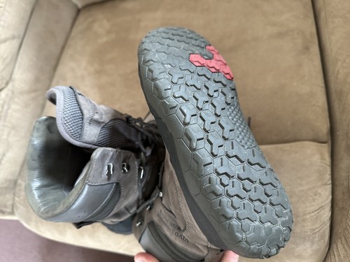 Vivobarefoot Dark Grey TRACKER Hi Fg Leather Boots - Picture 2 of 4