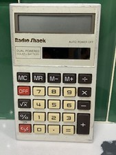 Vintage Radio Shack EC-444 Solar-Powered Pocket Calculator Retro