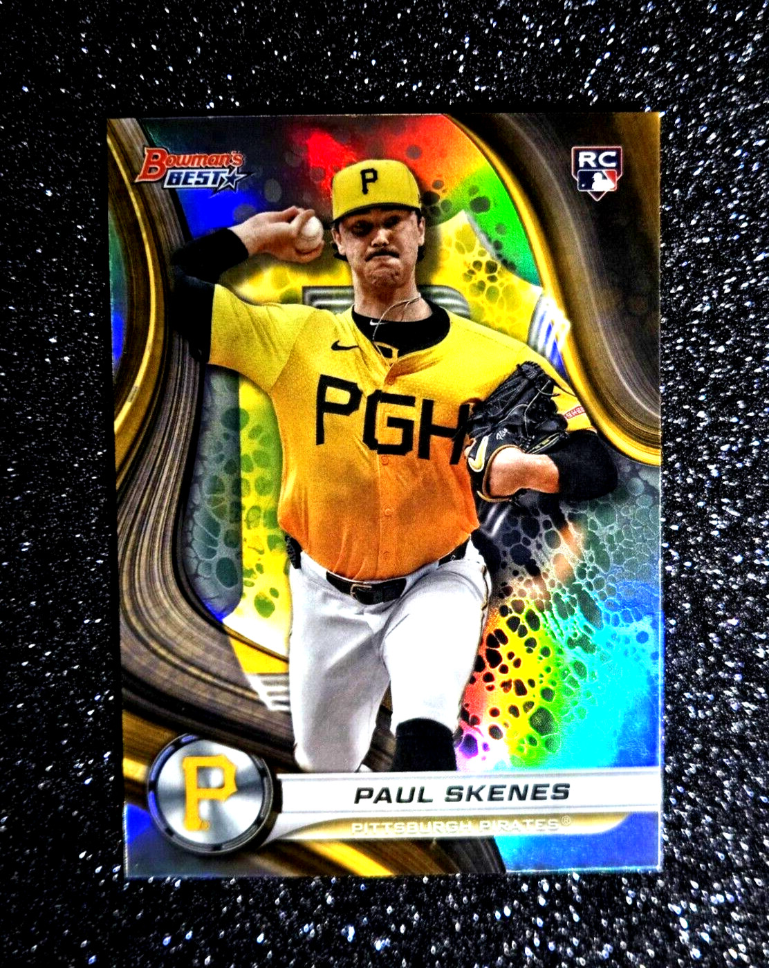 2024 Bowman's Best RC Paul Skenes Rookie Chrome Refractor #53 MINT 💛💛
