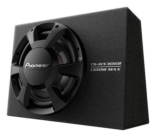 pioneer ts-wx306b–subwoofer, recinto bass reffex, 30cm, 1300w