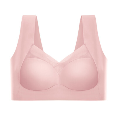 Womens Seamless Comfort Push Up Bra Shapewear Stretch Comfy Sports Crop Top Vest