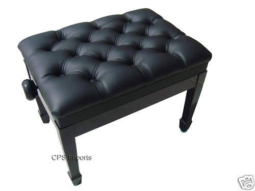 Cps Ebony Adjustable Artist Piano Bench Stool Chair 0609132016172