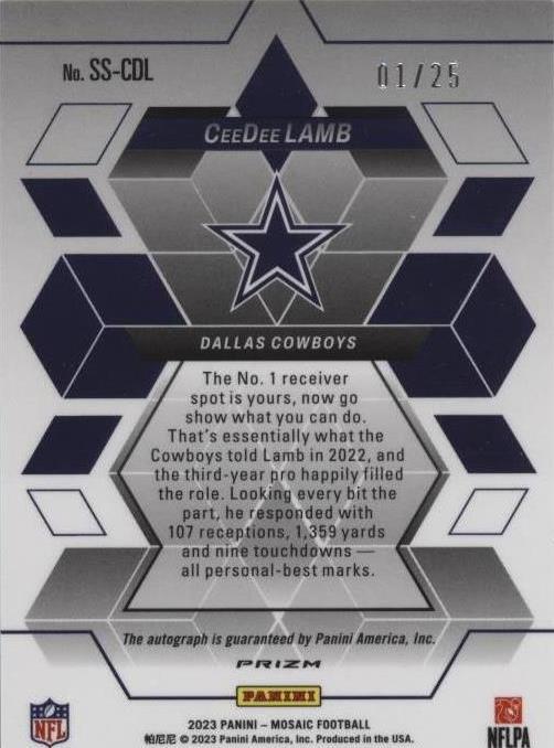 2023 Panini Mosaic CeeDee Lamb #SS-CDL for sale | eBay