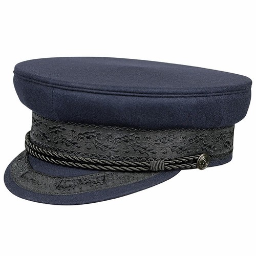 Fiebig Elbsegler Mütze - Klassische Schiffermütze 70% Wolle