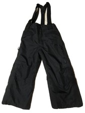Kid  s Trespass Technical Performance 50 Water  Windproof Ski Pant Black Sz 2/3