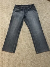 FLYPAPER MENS JEANS 31×26 (ALTERED ) BLUE MEDIUM WASH BOOT CUT