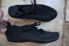 Black Knit ARCOPEDICO Laced Flats 39 US 8 - 8.5