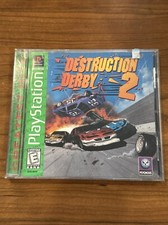 Destruction Derby 2 Sony Playstation 1 PS1 Game w/ Manual Tested + Working!