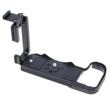 Aluminum QR Plate L Shape Bracket W Cold Shoe & 1/4"-20 for Nikon Z6III Camera