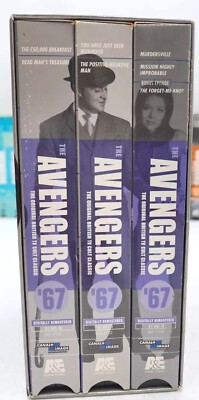 Avengers A&E VHS '65/'66/'67 8 Boxed Sets Of 3 Total 24 Tapes 1965