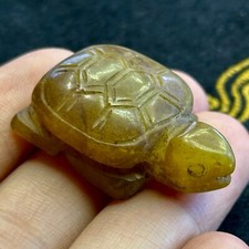 Schöne antike römische griechische geschnitzte Jade Schildkröte Figur