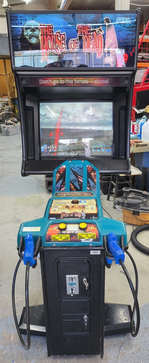 THE HOUSE OF THE DEAD Full Size Arcade Gun Shooting Video Game