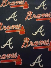 Bandana - Atlanta Braves - MLB - 22" LONG X 22" WIDE - 100 COTTON