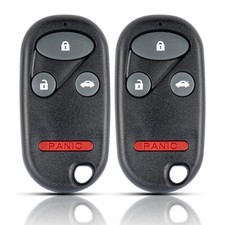 2 For 1999-2002 Honda Accord Acura Tl Keyless Remote Control Car Key Fob 4btns
