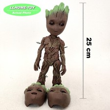 Anime Movie Character Baby Groot Cute PVC Figure Statue Toy Gif