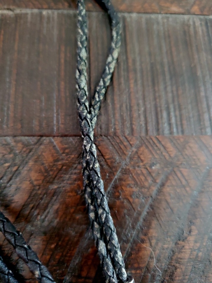 BILL WALL LEATHER .925 SILVER HOOK DOG TAG & BOLO Good Art HLYWD Chrome Hearts eBay