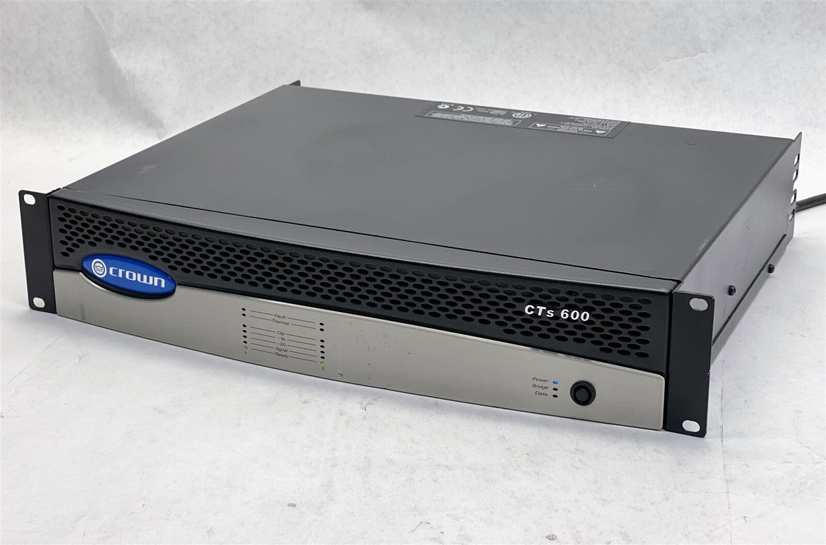 AMCRON CTs 600 パワーアンプ Crown Audio CTs 600 GCTS600 300W 2-Channel Power Amplifier w/ BBY