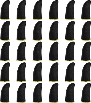 30 Stück Gaming Finger Sleeves - Rutschfest & Schweißfest für Touchscreen-Geräte