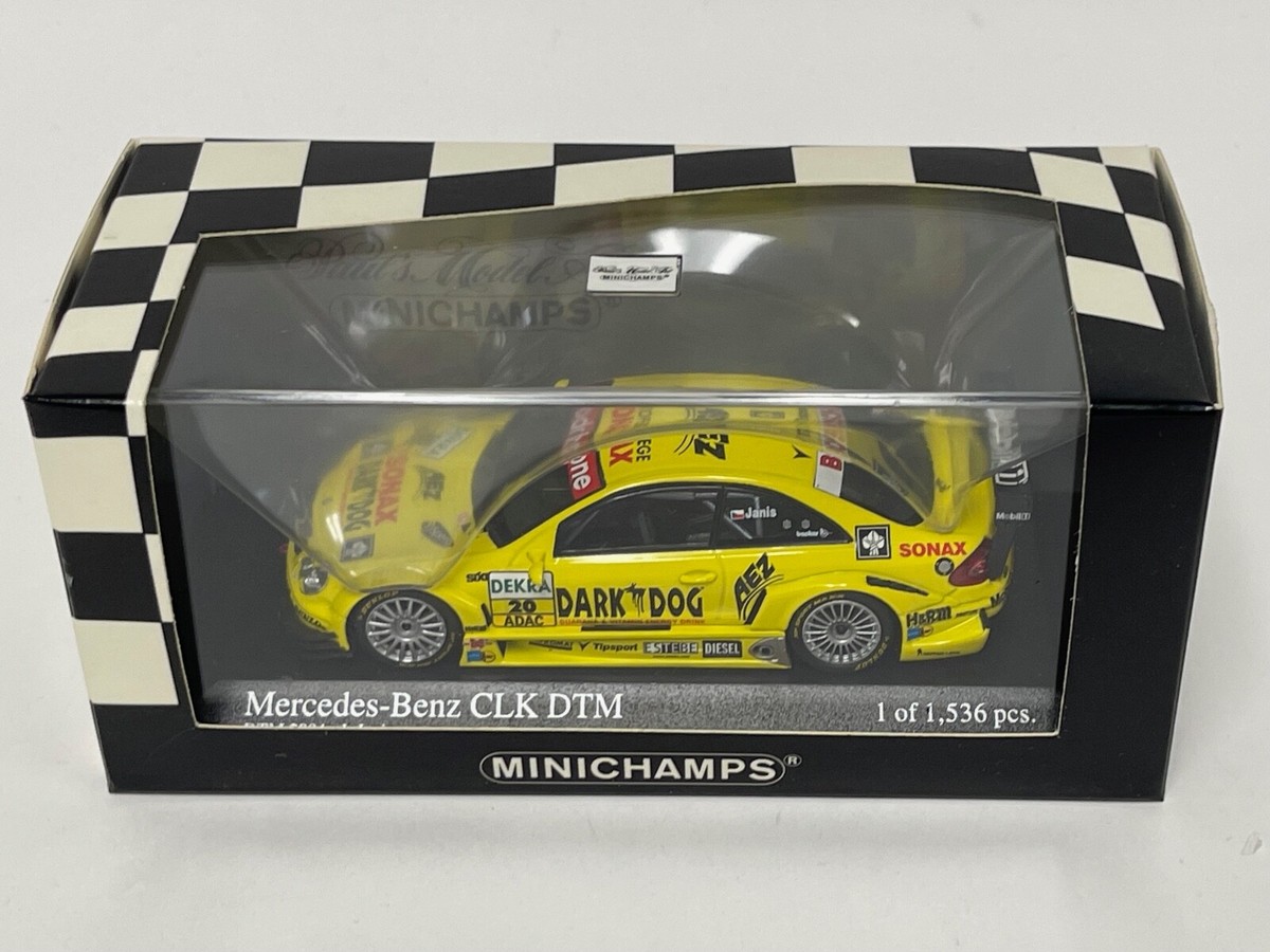 MINICHAMPS スマート451 1536PCS 1/43 Minichamps Mercedes CLK DTM 2004 Team Rosberg J.Janis