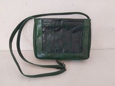 Baldinini Krokodilleder Tasche - Grün Vintag...