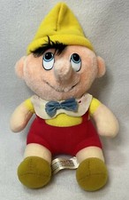 Vintage 1985 PINOCCHIO Walt Disney Animated Film Classic 8" Plush