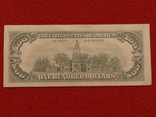 1985 (A) $100 One Hundred Dollar Bill Federal Reserve Note Boston Currency - Picture 4 of 5