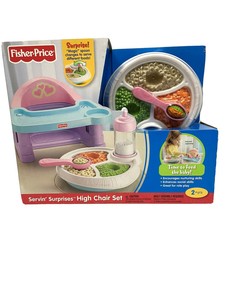 fisher price servin surprises high chair set