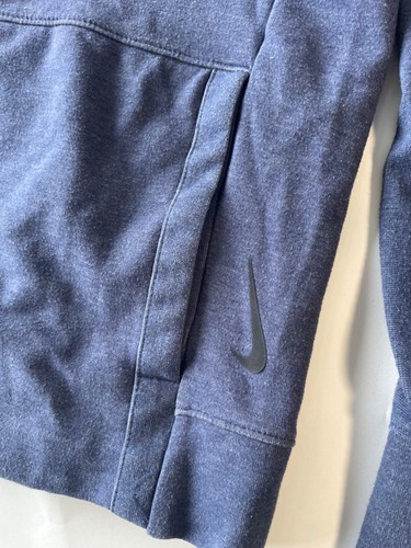 Nike Girls Dri-Fit blue zip-up Pullover Sweatshirt Size M. - Picture 4 of 7