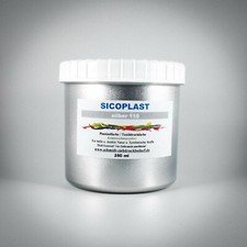 250ml SICOPLAST 110 silber | Siebdruckfarbe | Plastisolfarbe