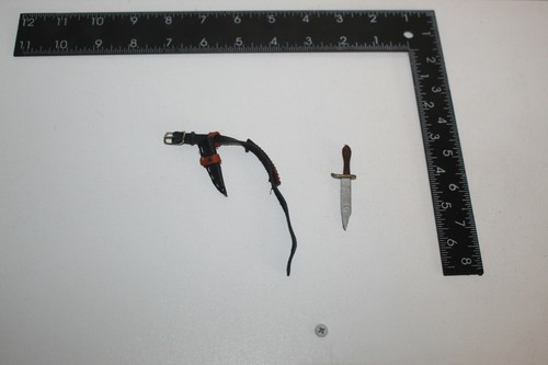CAPTAIN ACTION LONE RANGER Marx Johnny West Gun Belt with Knife and Sheath - Picture 3 of 11
