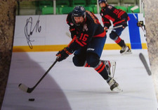 COLE PEARDON SIGNED 8X10 MATTE PHOTO PRINCE ALBERT RAIDERS (B)