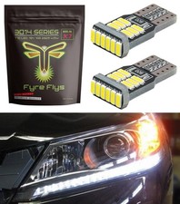 Fyre Flys Led Headlight Drl Strip Bulbs For 2013-2015 Honda Accord White