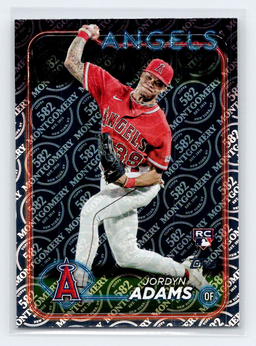 Jordyn Adams 2024 Topps #470 582 Montgomery Club Foil Rookie