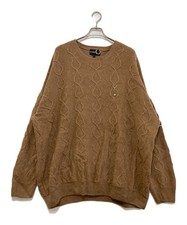 FRED PERRY × RAF SIMONS Big silhouette cable knit Size: SK4218/D82/00170/406 L