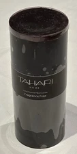 NEW HUGE TAHARI HOME CANDLE LARGE 10 in BLACK UNSCENTED MODERN 59.6 oz !