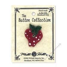 Mill Hill Ceramic Buttons 86079 strawberry