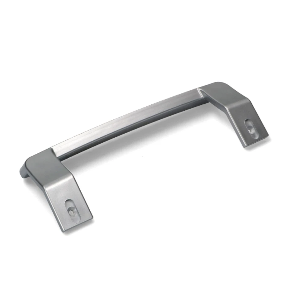Maniglia argentata per frigo Beko 4900061200 ricambio compatibile - Immagine 2 di 2