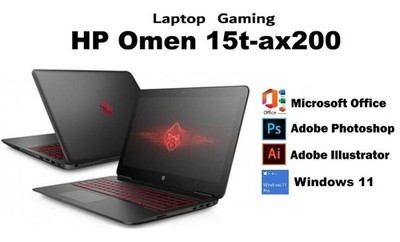 HP Omen 15t-ax200 Gaming, IntelCore i7 7thGen, 24GB RAM, 1TB SSD, NVIDIA GTX1050