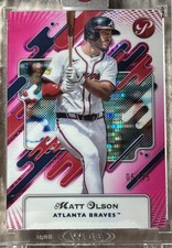 2025 Topps Pristine - Matt Olson #97 Pink Refractor /15