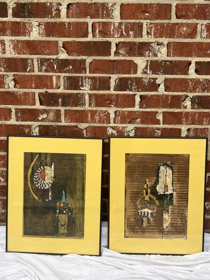 Abstracto firmado por Johnny Friedlaender (1912-1992) francés/alemán Foto 4 de 4