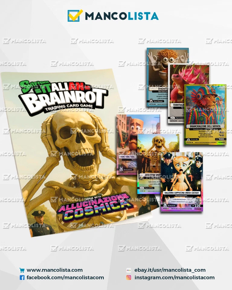 Card Mancanti Skifidol Italian Brainrot Beta – Allucinazione Cosmica