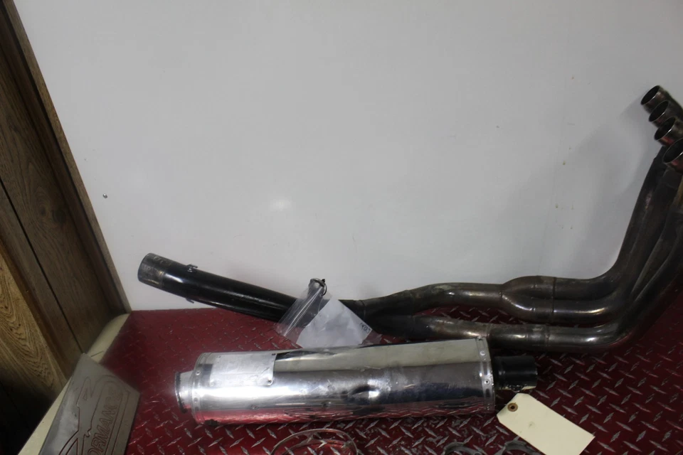 1997 SUZUKI GSXR 600 750 YOSHIMURA FULL EXHAUST HEADER AND SLIP ON RUFF GX382 - Image 3 of 4