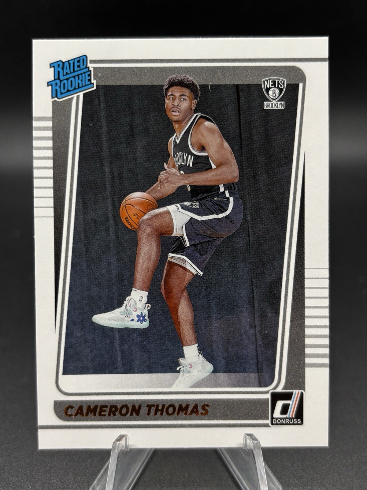 2021-22 Panini Donruss Rated Rookie #203 Cameron Thomas RC Brooklyn Nets