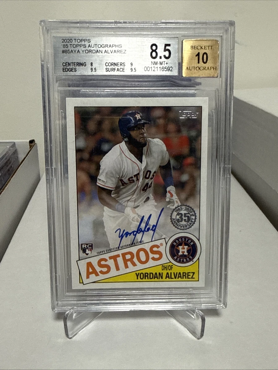 25+ Topps Yordan Alvarez Baseball 2020 Season Sports Trading Cards
