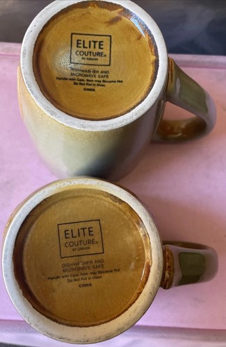 Juego de tazas de café Owl (2) Elite Couture 16 OZ de Gibson Farmhouse - Imagen 6 de 7