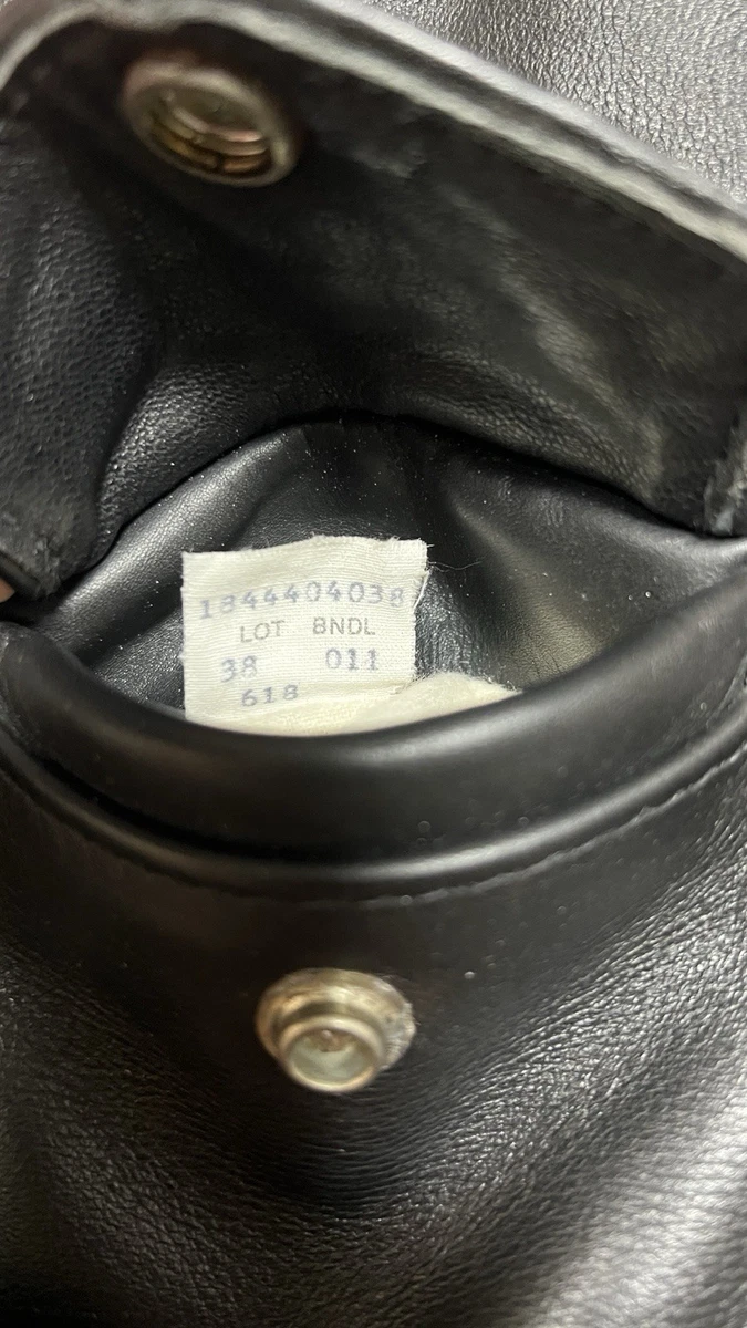 618 38 Schott Perfecto Doble Piel de Tirada Cuero Moto Chaqueta 641 613 118